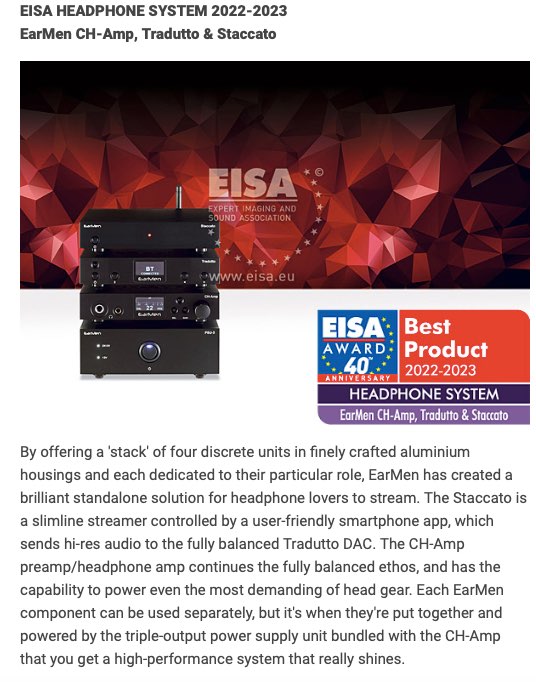 EISA Hi-Fi Awards 2022-2023 | Stereophile.com