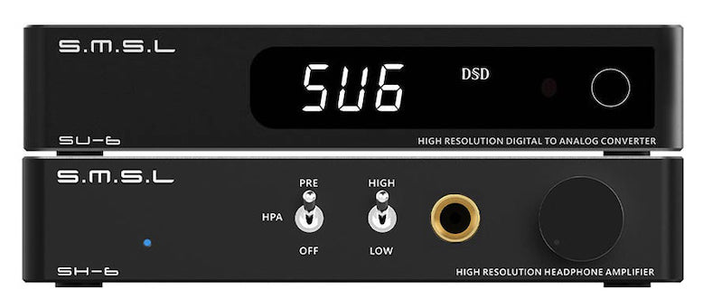 SMSL SU-6 DAC And SH-6 Headphone Amplifier/Preamp Review (1