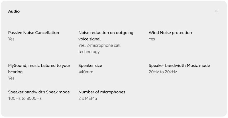 Jabra Elite 45h On-ear wireless headphones - Passive noise