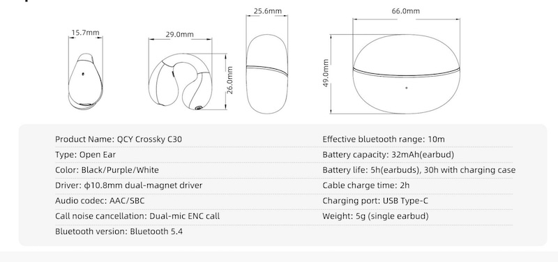 QCY Crossky C30 Open-Ear TWS Earbuds Review - Darkly Through The Looking Glass 2 QCY Crossky C30