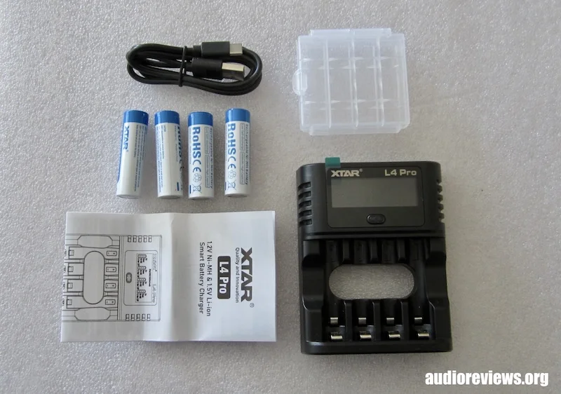 XTAR L4 Pro Smart Battery Charger And XTAR AA Ni-MH 2600 mAh REVIEW 2 XTAR L4 Pro